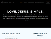 Tablet Screenshot of mosaicboston.com